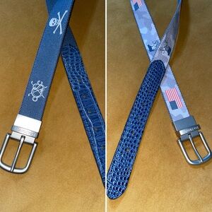 Doc Murphy Reversible American Flag/ Skull & Crossbones Belt